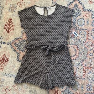 Black and White Old Navy Romper. NWT
